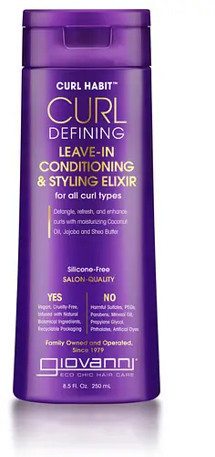 Giovanni Curl Habit Curl Defining Leave-In Conditioning & Styling Elixir