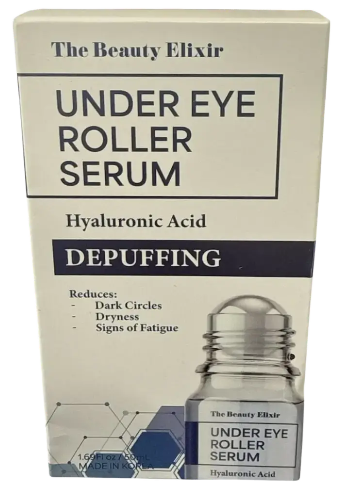 The Beauty Elixir Hyaluronic Acid Depuffing Under Eye Roller Serum
