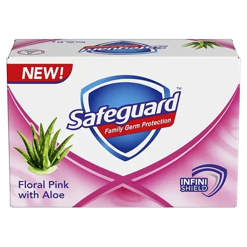 Safeguard Floral Pink with Aloe Bar Soap