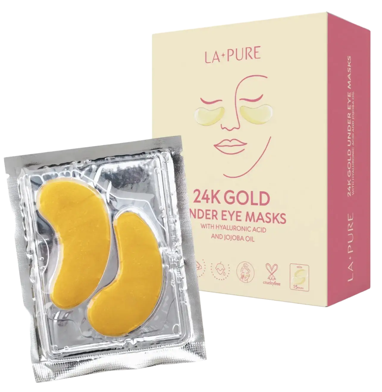 La Pure 24K Gold Under Eye Masks