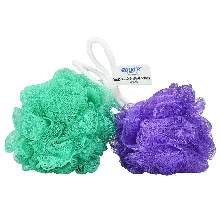 Equate Disposable Travel Bath Pouf