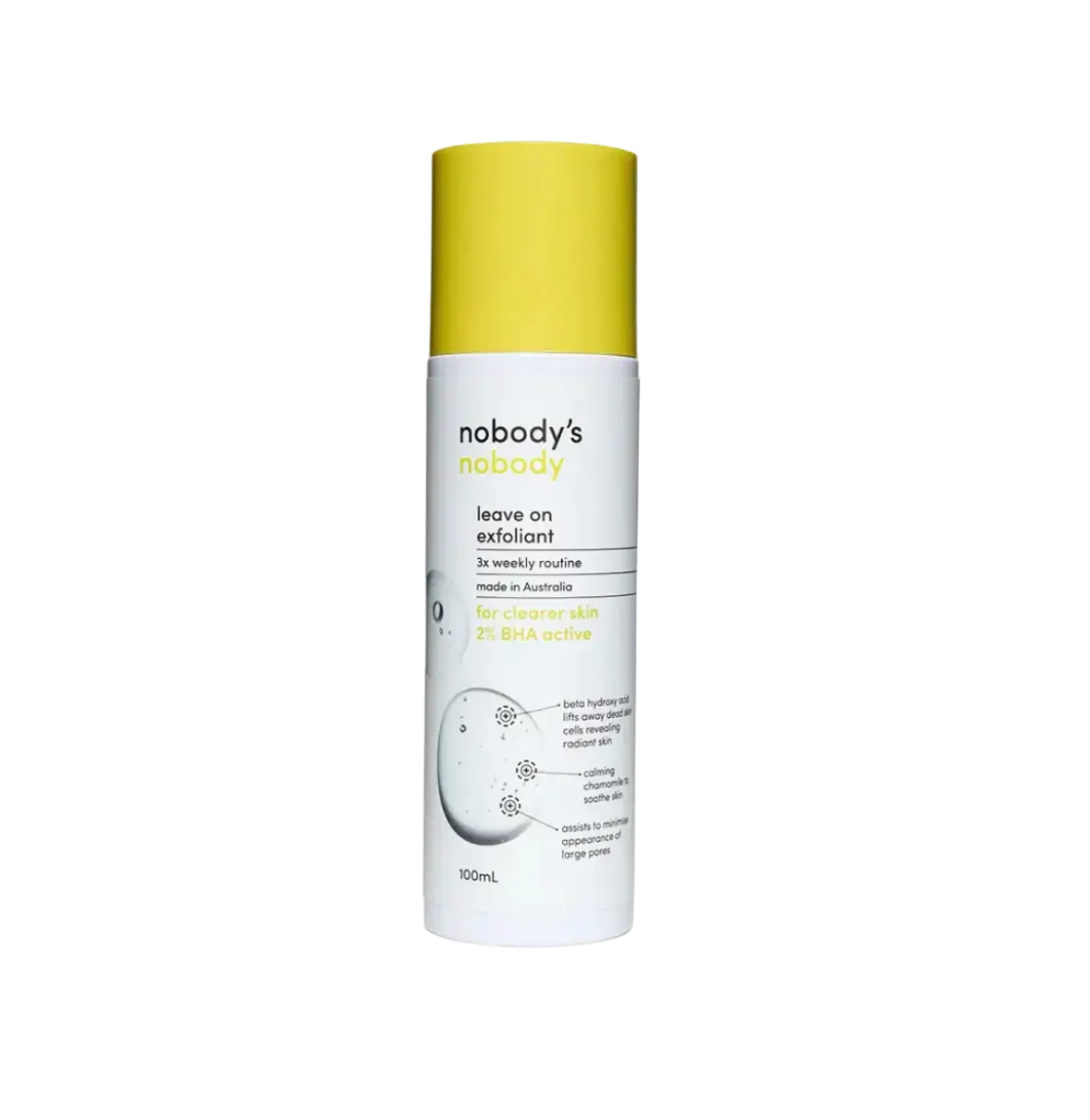Nobody's Nobody Leave On Exfoliant