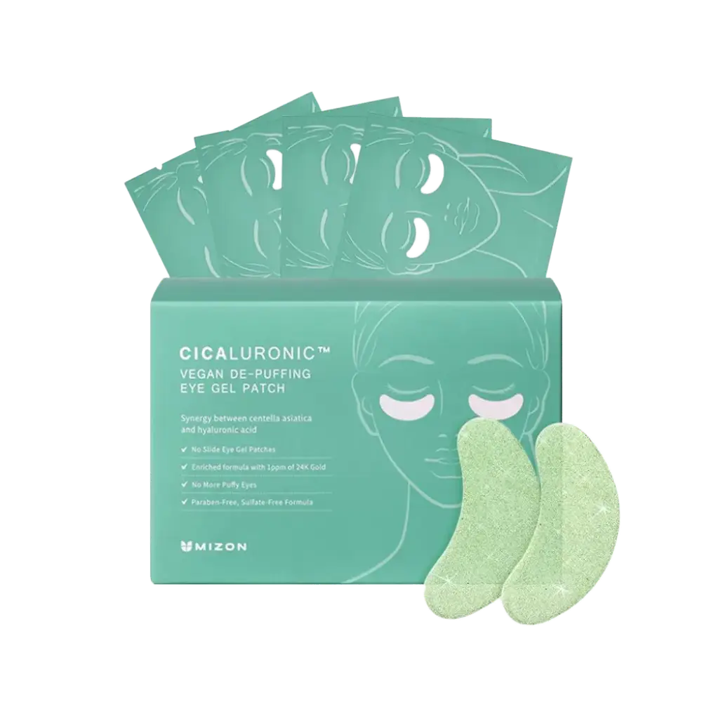 Mizon Cicaluronic Vegan De-Puffing Eye Gel Patch