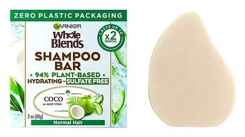 Garnier Whole Blends Coco & Aloe Vera Hydrating Sulfate Free Shampoo Bar