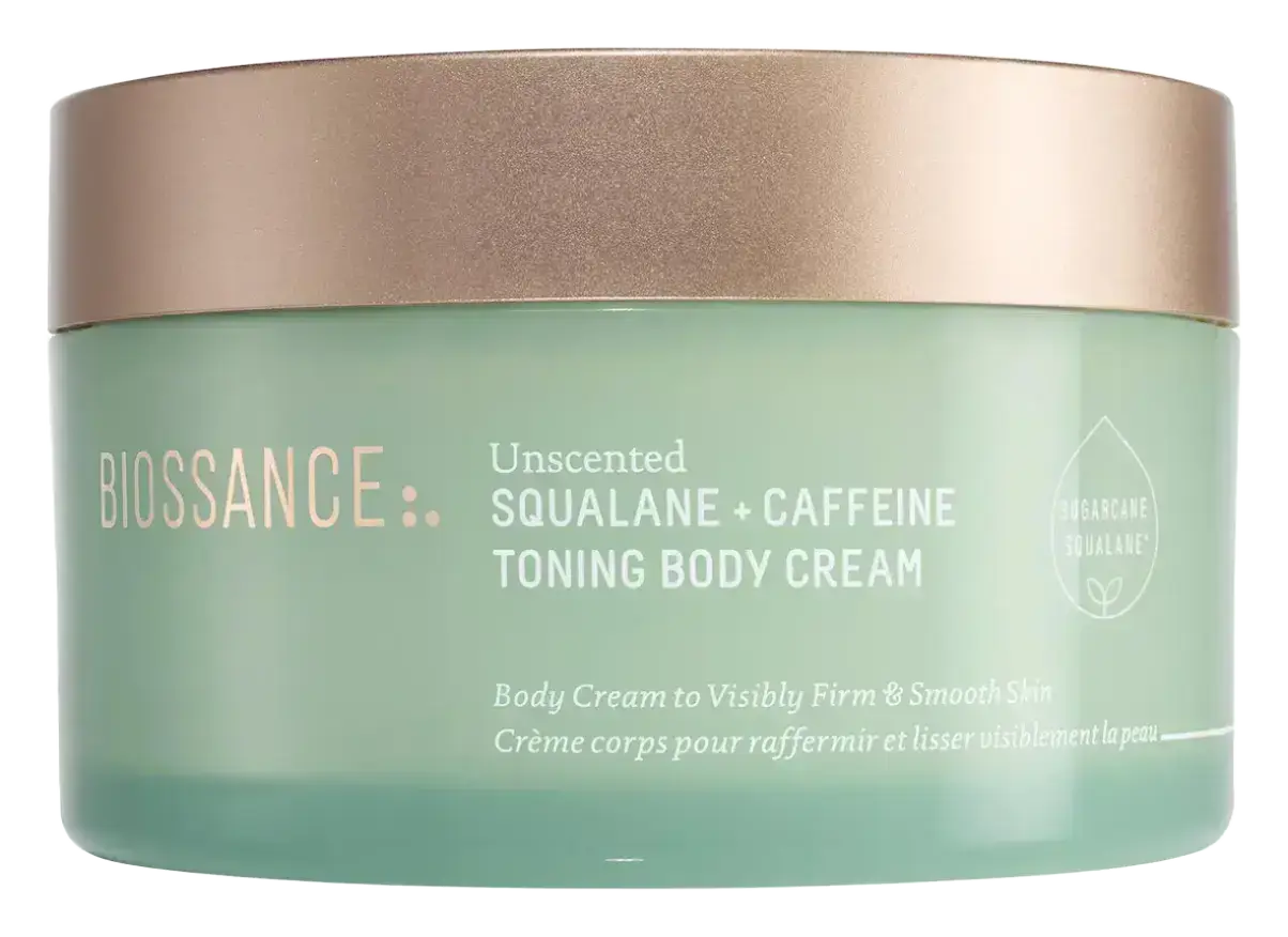 Biossance Squalane + Caffeine Toning Body Cream - Unscented