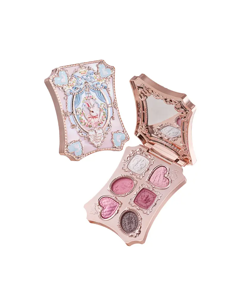 Flower Knows Bunny Garden 6-Color Makeup Palette 03 Ruby Berry
