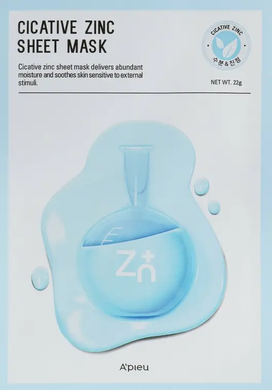 A'Pieu Cicative Zinc Sheet Mask