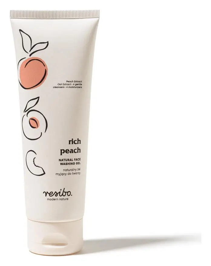 Resibo Rich Peach Natural Face Washing Gel
