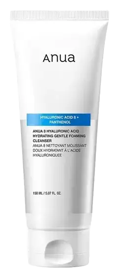 Anua 8 Hyaluronic Acid Hydrating Gentle Foaming Cleanser