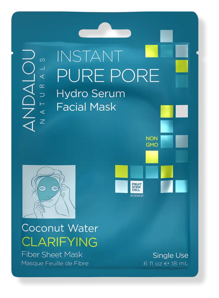 Andalou Naturals Clarifying Instant Pure Pore Facial Sheet Mask