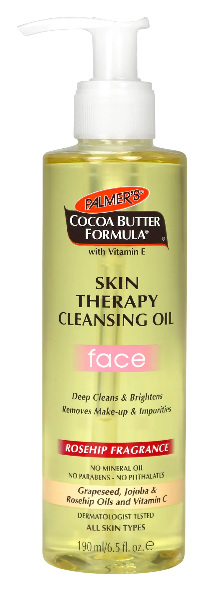 Palmer's Cocoa Butter Skin Therapy Cleansing Oil, Face, Rosehip Fragrance