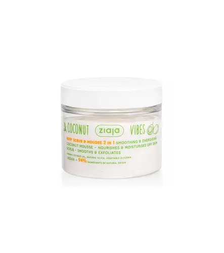 Ziaja Body Scrub & Mousse 2 In 1 Coconut & Orange Vibes