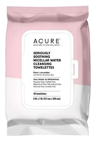 Acure Seriously Soothing Micellar Water Towelettes