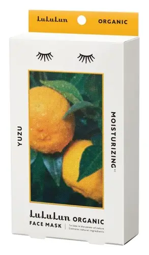 Lululun Organic Sheet Mask Yuzu For Moisturizing Skin