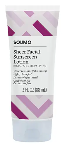Solimo Sheer Facial Sunscreen Lotion SPF 30