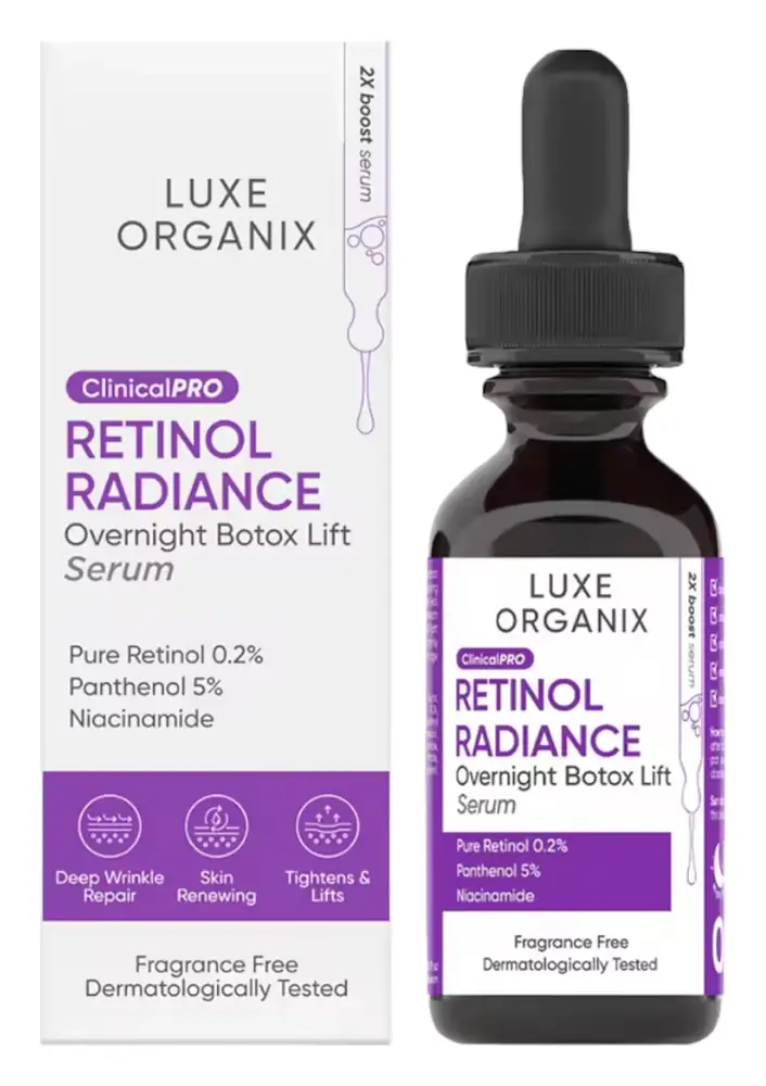 Luxe Organix Clinical Pro Retinol Radiance Serum