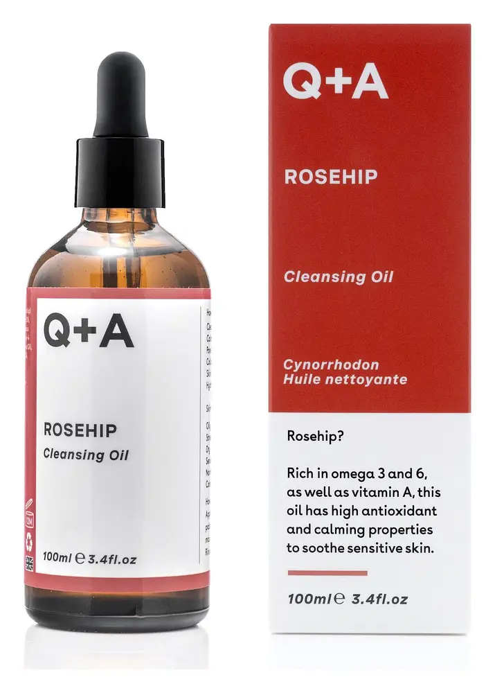 Q + A Rosehip Cleansing Oil
