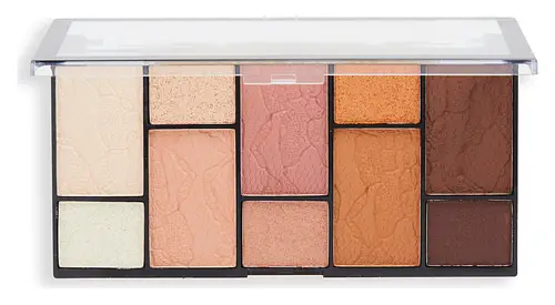 Revolution Beauty Reloaded Dimension Eyeshadow Palette Neutral Charm
