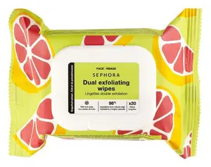 Sephora Collection Dual Exfoliating Wipes Grapefruit Extract + Fruit Acids