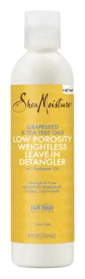 Shea Moisture Low Porosity Protein Free Leave In Detangler