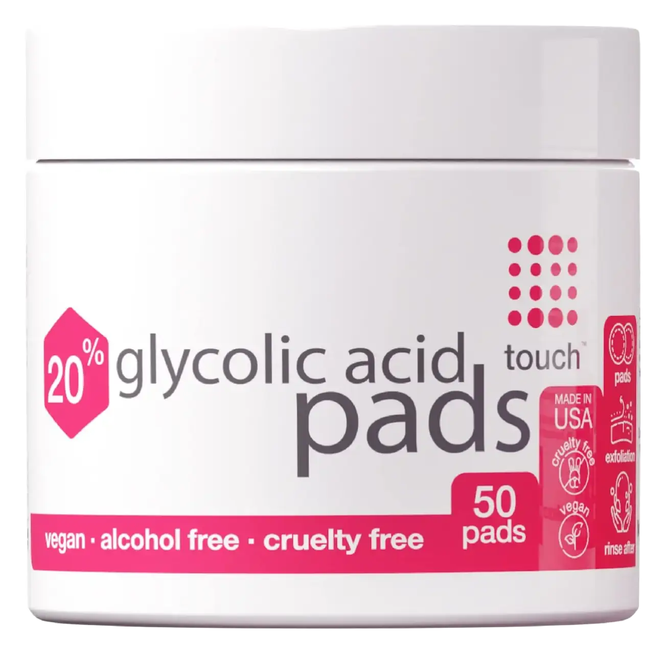 Touch 20% Glycolic Acid Pads
