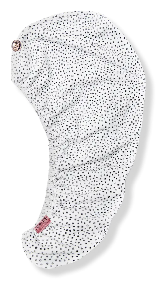 Kitsch Quick Drying Microfiber Hair Towel Micro Dot