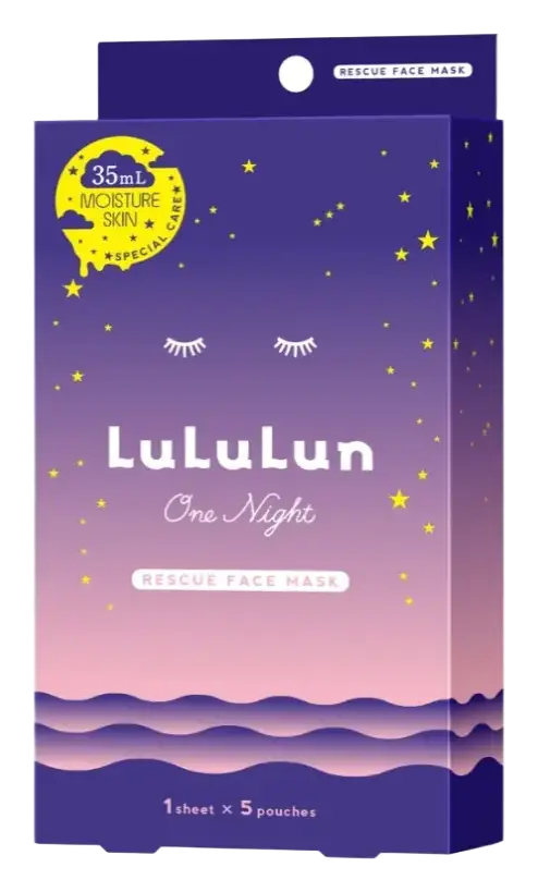 Lululun One Night Facial Mask Pink (Moisturizing Skin)