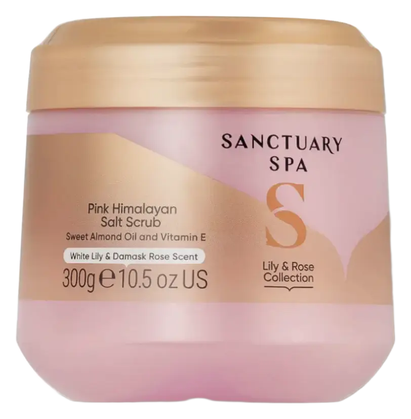 Sanctuary Spa Lily And Rose Collection Pink Himalayan Salt Scrub