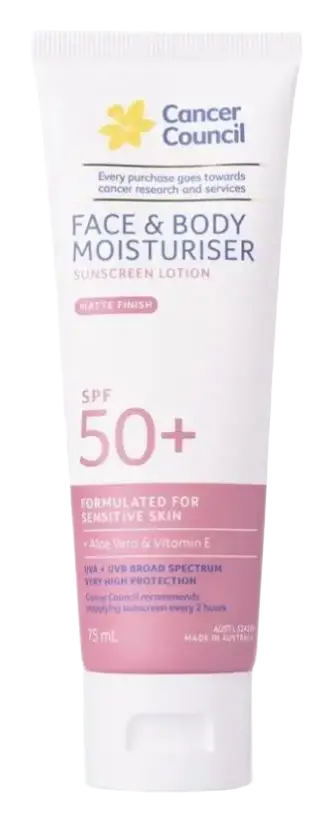 Cancer Council Face & Body Moisturiser SPF 50+