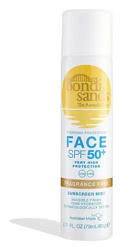 bondi sands SPF 50+ Fragrance Free Sunscreen Face Mist UK