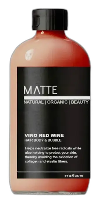 Matte Beauty Vino Red Wine Hair Body & Bubble