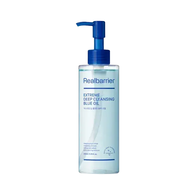 Real Barrier Extreme Deep Cleansing Blue Oil