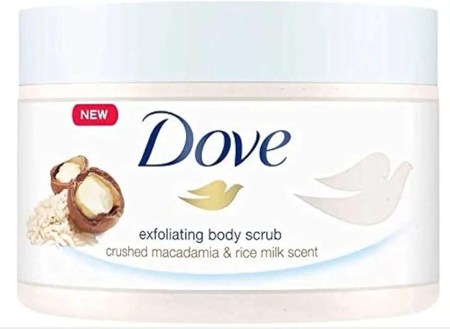 Dove Exfoliating Body Scrub Crushed Macadamia & Rice Milk