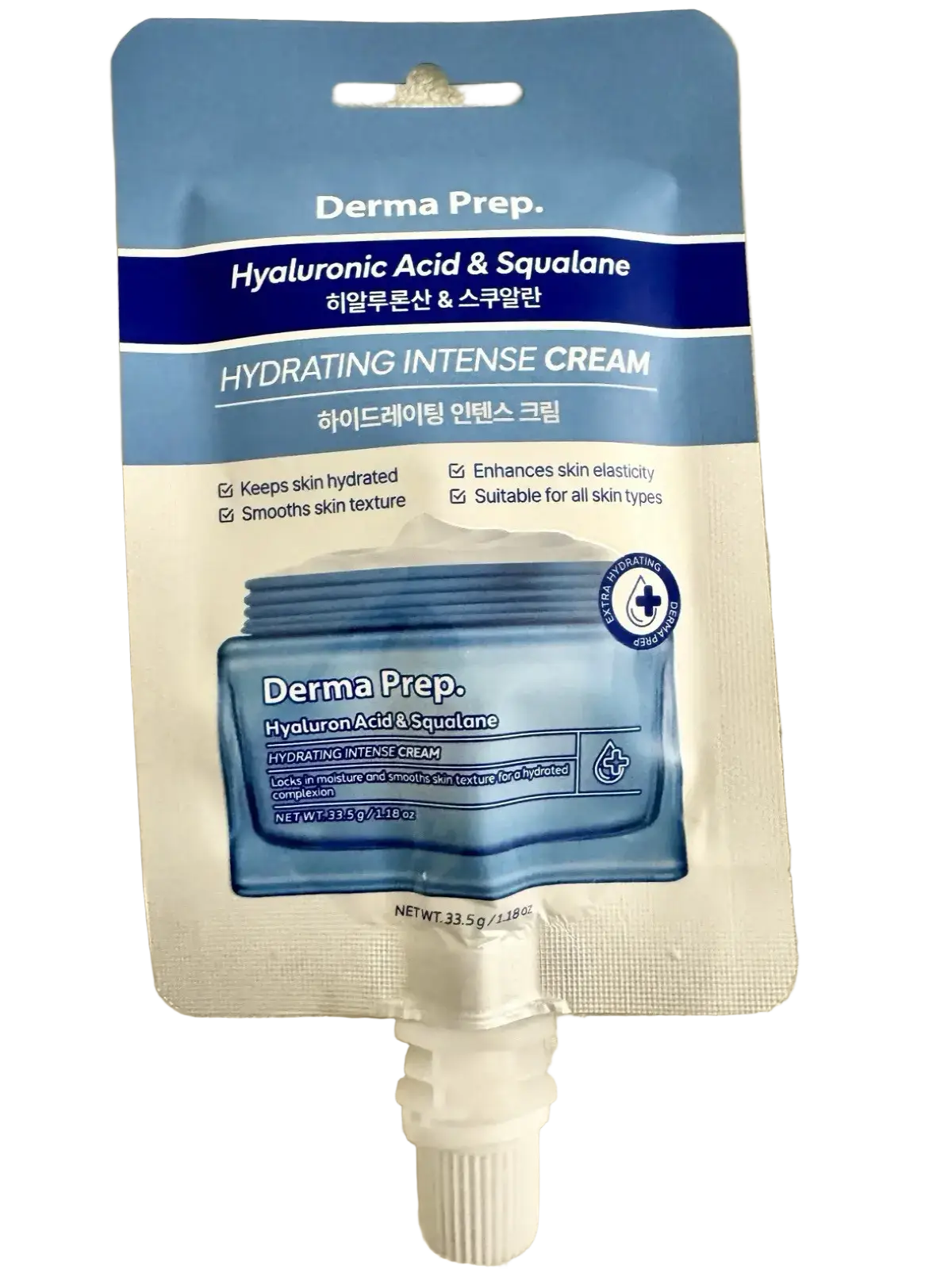 Derma Prep. Hyaluronic Acid & Squalane Hydrating Intense Cream