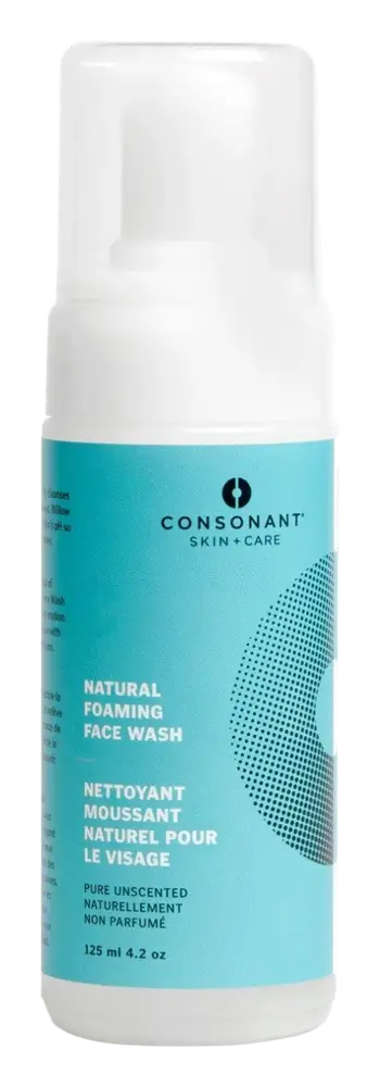 Consonant Skin+Care Natural Foaming Face Wash