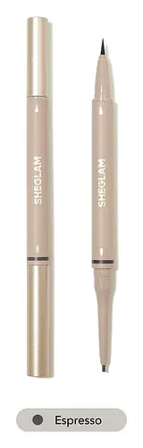SHEGLAM Brows On Demand 2-IN-1 Brow Pencil Taupe