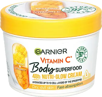 Garnier Body Superfood Nutri-Glow Body Cream Mango & Vitamin C