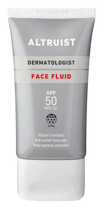 Altruist Dermatologist Face Fluid Sunscreen SPF 50
