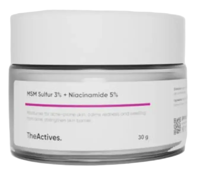 TheActives Acne Gel MSM Sulfur 3% + Niacinamide 5%