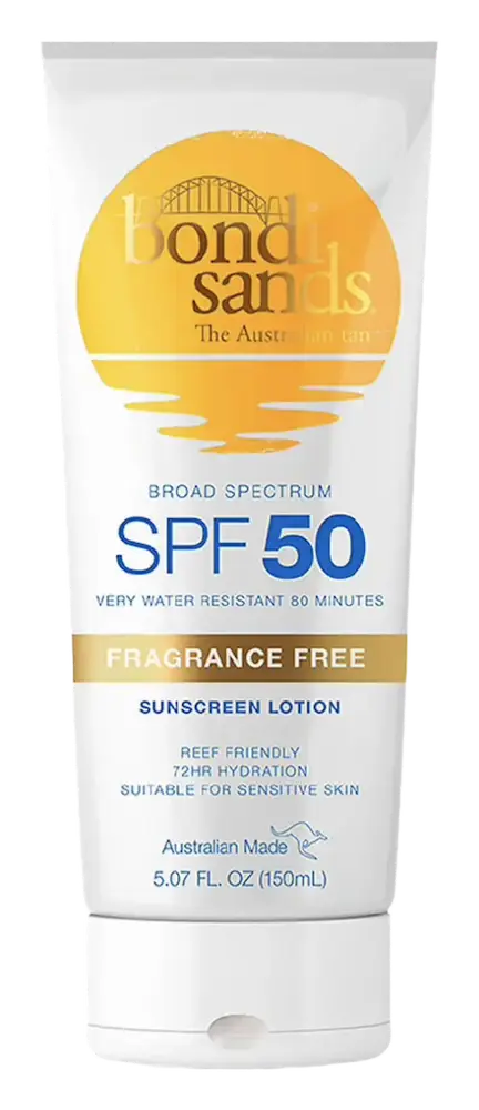bondi sands Fragrance Free Sunscreen Daily Face Lotion SPF 50+