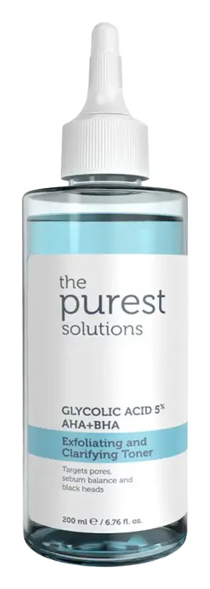 The Purest Solutions Exfoliating And Clarifying Toner Glycolic Acid %5 AHA+BHA