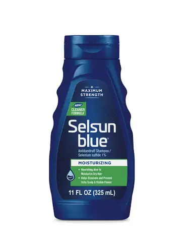Selsun Blue Moisturizing Antidandruff Shampoo Maximum Strength