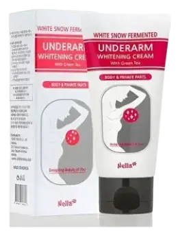 Nella White Snow Fermented Underarm Whitening Cream With Green Tea