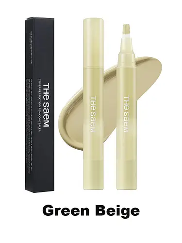 The Saem Cover Perfection Pen Concealer Green Beige