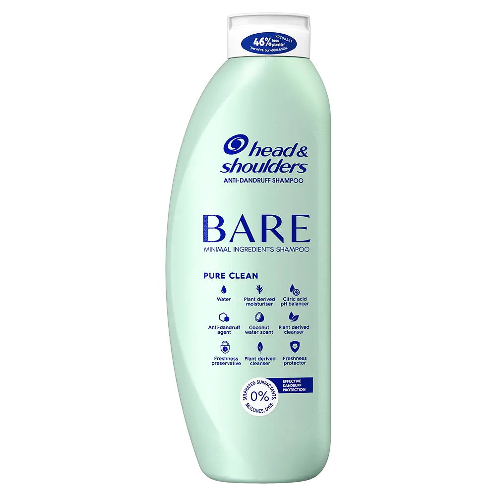 Head & Shoulders Bare Pure Clean Sulfate-Free Dandruff Shampoo UK