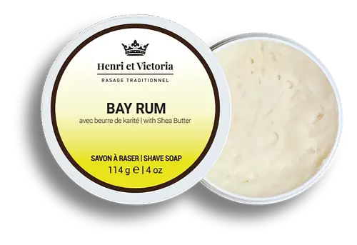 Henri Et Victoria Shave Soap Bay Rum