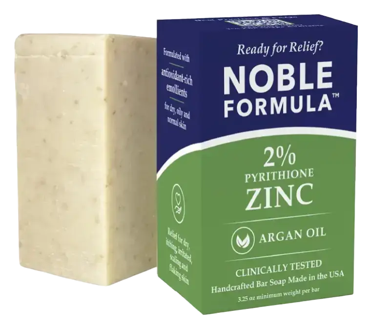 Noble Formula Argan Oil 2% Pyrithione Zinc (ZnP) Bar Soap