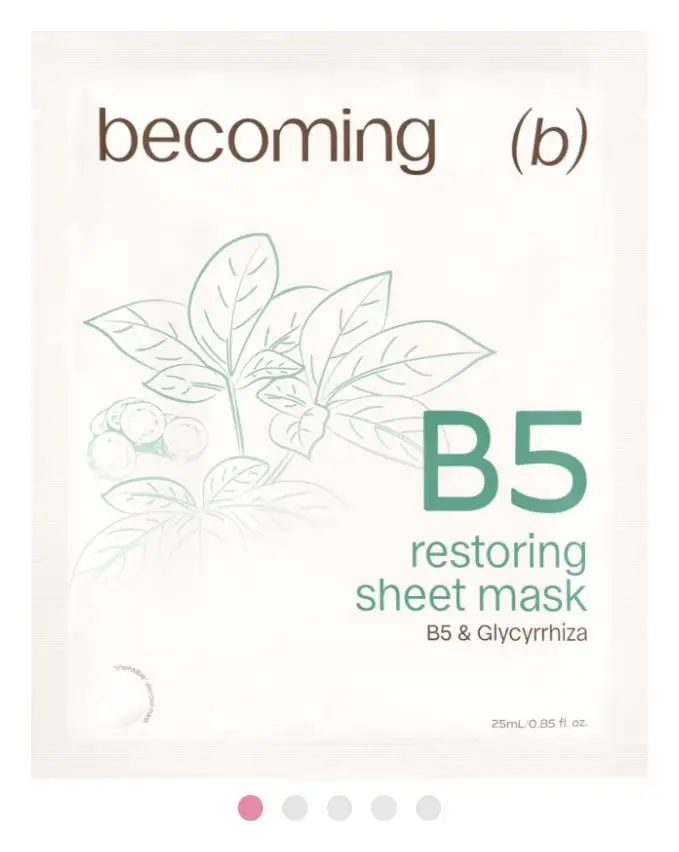 Becoming B5 Sheet Mask Restoring