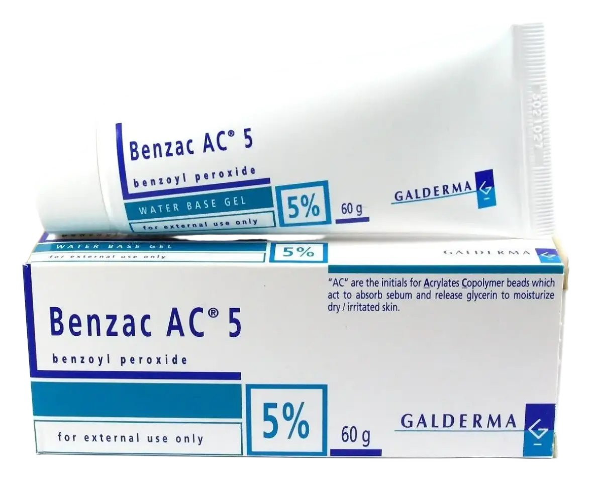 Benzac Water Base Gel 5%