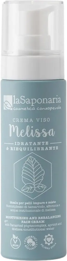 La Saponaria Melissa Crema Viso Idratante